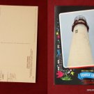 Greetings from Fenwick Island Light Lighthouse Delaware VINTAGE Photo POSTCARD