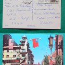 SAN FRANCISCO CHINATOWN TROLLEY CAR VINTAGE POSTCARD