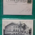 1908 STAMP FORT WAYNE INDIANA LIBRARY VINTAGE POSTCARD