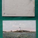 POSTCARD OLD VINTAGE BOSTON HARBOR LIGHTHOUSE ASIS