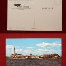 Isles of Shoals White Island Lighthouse NH New Hampshire VINTAGE Photo POSTCARD