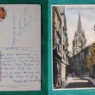 ST MARYS CHURCH OXFORD STREET VIEW OLD VINTAGE POSTCARD