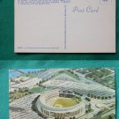 SHEA BASEBALL STADIUM PAINTING OLD VINTAGE POSTCARD