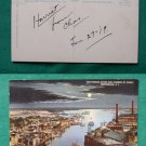 PROVIDENCE RI @ NIGHT RIVER HARBOR 1919 OLD POSTCARD