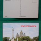 IOWA STATE CAPITOL BUILDING VIEW OLD VINTAGE POSTCARD