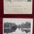 Antique 1908 Lake Ashuelot Keene NH New Hampshire View Old VINTAGE POSTCARD PC