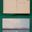 WATER SKI PONTOOSUC LAKE PITTSFIELD MA VINTAGE POSTCARD