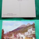 SKAGWAY ALASKA OLD DIRT TOWN STREET VINTAGE POSTCARD