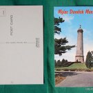 MYLES STANDISH MONUMENT DUXBURY MA OLD VINTAGE POSTCARD