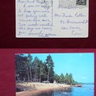 North Bridgton Maine Lakeside Pines Campground Photo View Old VINTAGE POSTCARD
