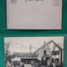 LAURA WELLS HOUSE DEERFIELD MA OLD VINTAGE POSTCARD