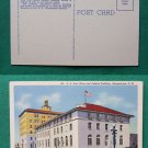 ALBUQUERQUE NM POST OFFICE VIEW VTG VINTAGE POSTCARD