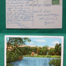 NORFOLK NE TA-HA-ZOUKA PARK 1951 VTG VINTAGE POSTCARD