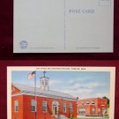 Wareham Mass MA Post Office Make Peace Building View Old VINTAGE POSTCARD PC