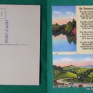 YE TENNESSEE HILLS STORY POEM OLD VTG VINTAGE POSTCARD