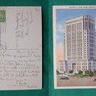 KANSAS CITY JACKSON COUNTY COURT HOUSE VINTAGE POSTCARD