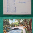 INDIANAPOLIS GARFIELD PARK BEAN CREEK VINTAGE POSTCARD