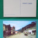 SKAGWAY ALASKA MAIN ST GOLD TOWN OLD VINTAGE POSTCARD