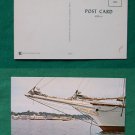 BOOTHBAY HARBOR MAINE FISHERMANS WHARF INN OLD POSTCARD