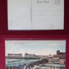 Early Youngs Pier & Boardwalk View Atlantic City NJ New Jeresy VINTAGE POSTCARD
