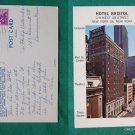 HOTEL BRISTOL NYC NEW YORK CITY 1965 VINTAGE POSTCARD