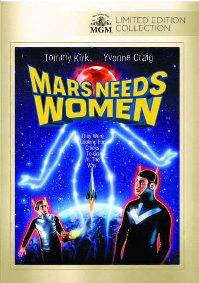 Mars Needs Women 1967 DVD NEW Tommy Kirk Yvonne Craig Sci Fi Cult