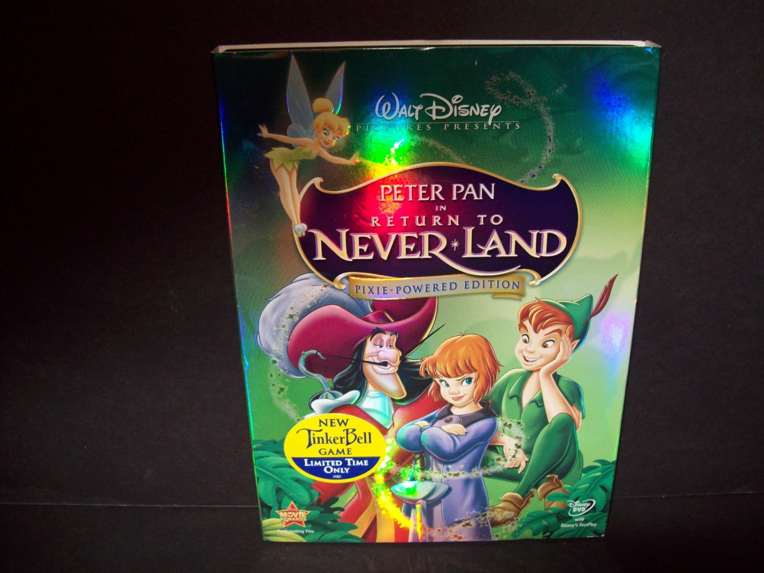 Walt Disney Peter Pan Return To Never Land - DVD Authentic USA Disney ...