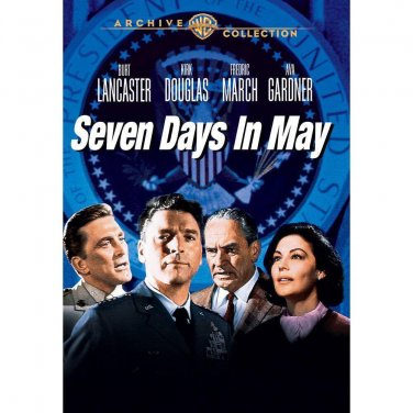 Seven Days in May - DVD - 1964 - Burt Lancaster, Kirk Douglas, Fredric ...