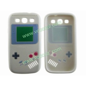 Grey Retro Game Console Soft Silicone Case Cover for Samsung Galaxy S3 i9300
