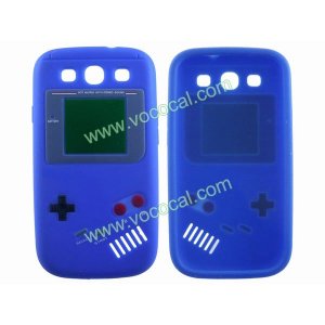 Dark Blue Retro Game Console Silicone Case Cover for Samsung Galaxy S3 i9300