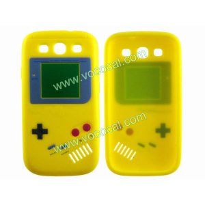 Yellow Retro Game Console Silicone Case Cover for Samsung Galaxy S3 i9300