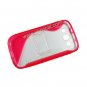 Red S Style TPU & PC Stand Case Cover for Samsung Galaxy S3 i9300