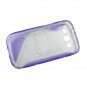 Purple S Style TPU & PC Stand Case Cover for Samsung Galaxy S3 i9300