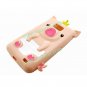 Fleshy 3D Pig Cartoon Silicone Gel Case Cover for Samsung Galaxy S2 i9100 i9108