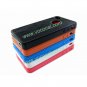 Fashion Stripe Soft TPU Gel Case Cover Skin w/ Dustproof Plug for iPhone 4 4G 4S