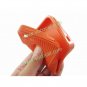 Fashion Stripe Soft TPU Gel Case Cover Skin w/ Dustproof Plug for iPhone 4 4G 4S