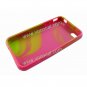 Mixed Color Candy TPU Gel Case Cover Skin with Logo Hole for iPhone 4 4G 4S