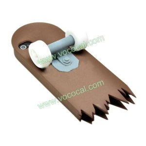 Brown 3D Skateboard Cartoon Silicone Stand Case Cover Skin for iPhone 4 4G 4S