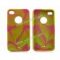 Mixed Color Candy TPU Gel Case Cover Skin w/ Lanyard Hole for iPhone 4 4G 4S