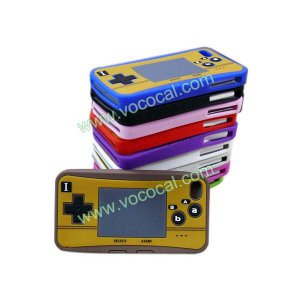 3D Game Console Soft Silicone Gel Case Cover Skin for iPhone 4 4G 4S