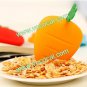 Silicone Key Case Holder Pouch Bag Radish Shape Orange