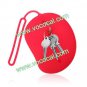 Silicone Key ID Card Wallet Case Holder Pouch Bag Carp Design Mango Shape