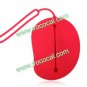 Silicone Key ID Card Wallet Case Holder Pouch Bag Carp Design Mango Shape Red
