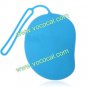 Silicone Key ID Card Wallet Case Holder Pouch Bag Carp Design Mango Shape Blue
