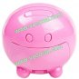 Digital Beauty Mirror Alarm Clock Time LED Display Rose