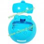 Digital Beauty Mirror Alarm Clock Time LED Display Blue