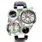 Luxury Military Dual Time Zone Sports Analog Quartz Wrist Watch