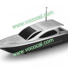 Mini Portable Yacht Speaker Support SD/TF Card USB Disk FM Radio Silver