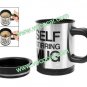 Creative Stainless Steel Automatic Self Stirring Coffee Mug Cup