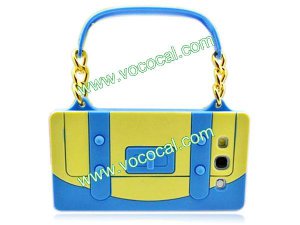 Fancy Handbag Silicone Case Cover Skin for Samsung Galaxy S3 i9300 Blue